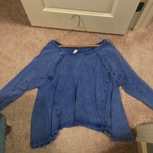 free people long sleeve tee